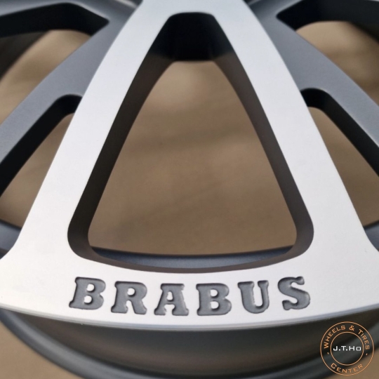 Bộ mâm lướt như mới 20" Chính Hãng Brabus Monoblock R "PLATINUM EDITION" lắp cho Mercedes E S GLC GLB GLA...