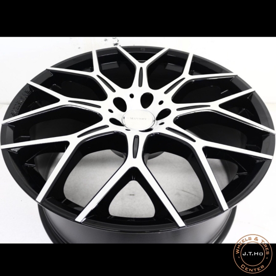 Instock 2 bộ mâm 21" & 22" Mới Chính Hãng Mansory N80 in Black Diamond.Lắp cho Mercedes S(W223) GLC GLB GLS GLE GL & Audi & BMW...Giá 21" 105tr và 22" 120tr