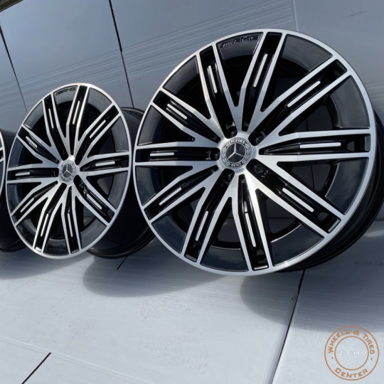 Bộ Mâm New 21" Chính Hãng Mercedes AMG EQS X296 2023 Model.Lắp chuẩn cho S-Class W223 GLE GLS X167....