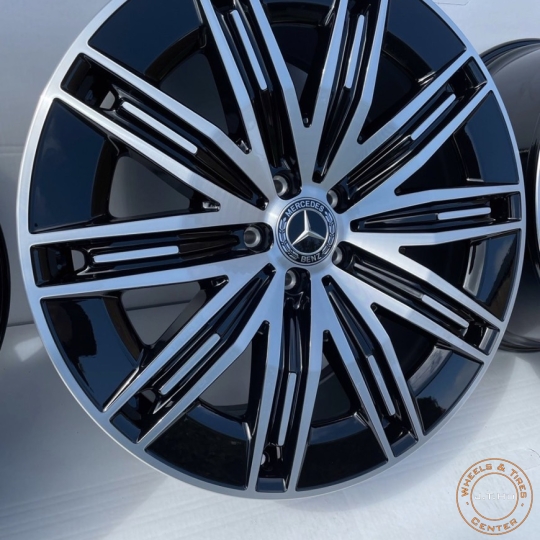 Bộ Mâm New 21" Chính Hãng Mercedes AMG EQS X296 2023 Model.Lắp chuẩn cho S-Class W223 GLE GLS X167....