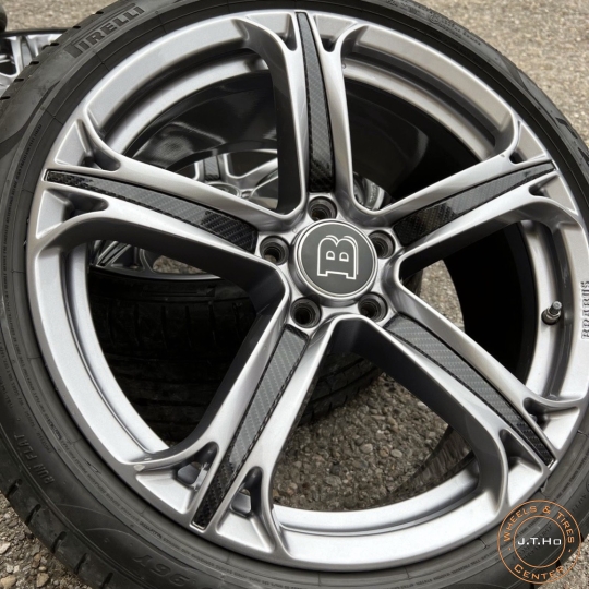 Bộ mâm Lốp lướt 19" Chính Hãng Brabus Monoblock T dành cho Mercedes C E CLS S-Class & BMW & Audi...PCD 5x112 8,5Jx19H2 ET50 I 9,5Jx19H2 ET50
