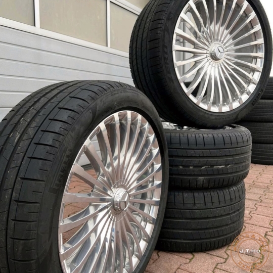 Bộ Mâm Lốp Mới 23" Chính Hãng Mercedes GLS600 Maybach 2022+