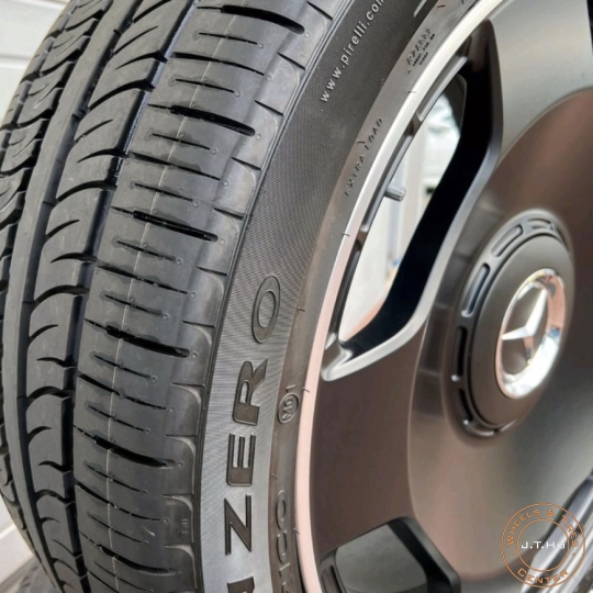 Bộ mâm Lốp lướt 23" Chính Hãng Mercedes AMG GLS63 9,5Jx23 ET 45 I 11,5Jx23 ET 47 + Lốp Pirelli Pzero 285/40 ZR23 107Y I 325/35 ZR23 111Y