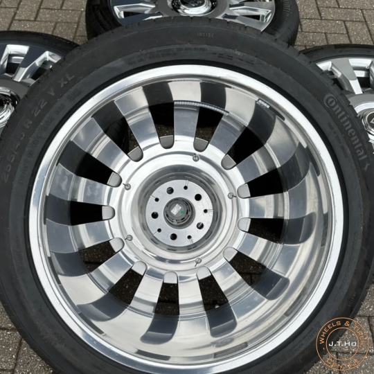 Bộ Mâm Lốp Mới 100%  Chính Hãng Rolls Royce PHAMTOM 8 VIII Series II với Lốp Mới Continental và TPMS 2023.