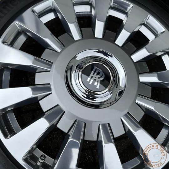 Bộ Mâm Lốp Mới 100%  Chính Hãng Rolls Royce PHAMTOM 8 VIII Series II với Lốp Mới Continental và TPMS 2023.