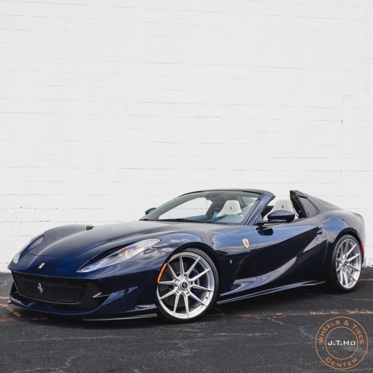 Vossen x Novitec NF10 for Ferrari 812  21/22” wheels.Finishes available Brushed Clear & Gloss Black & Satin Black.